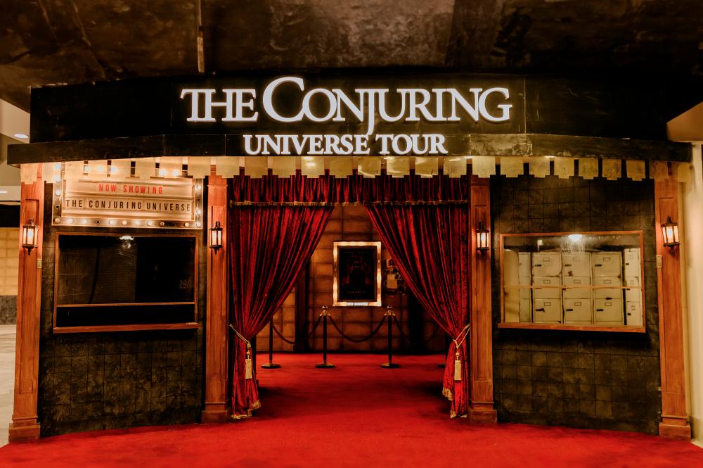 The Conjuring experience tour entrance. – PICS BY THE CONJURING TOUR