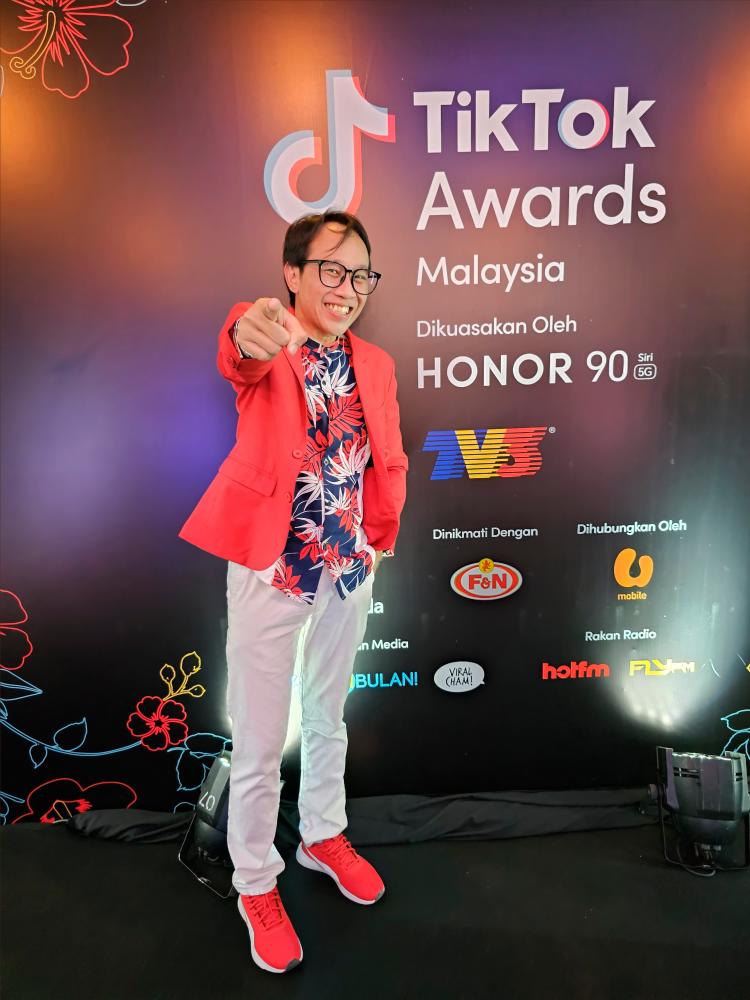 At the TikTok Awards Malaysia. – PICS BY AHMAD SHAHRUL AZHAN IBRAHIM