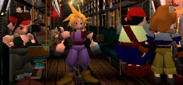 $!This is the 2D graphics that greeted players when Final Fantasy VII was first launched in 1997.