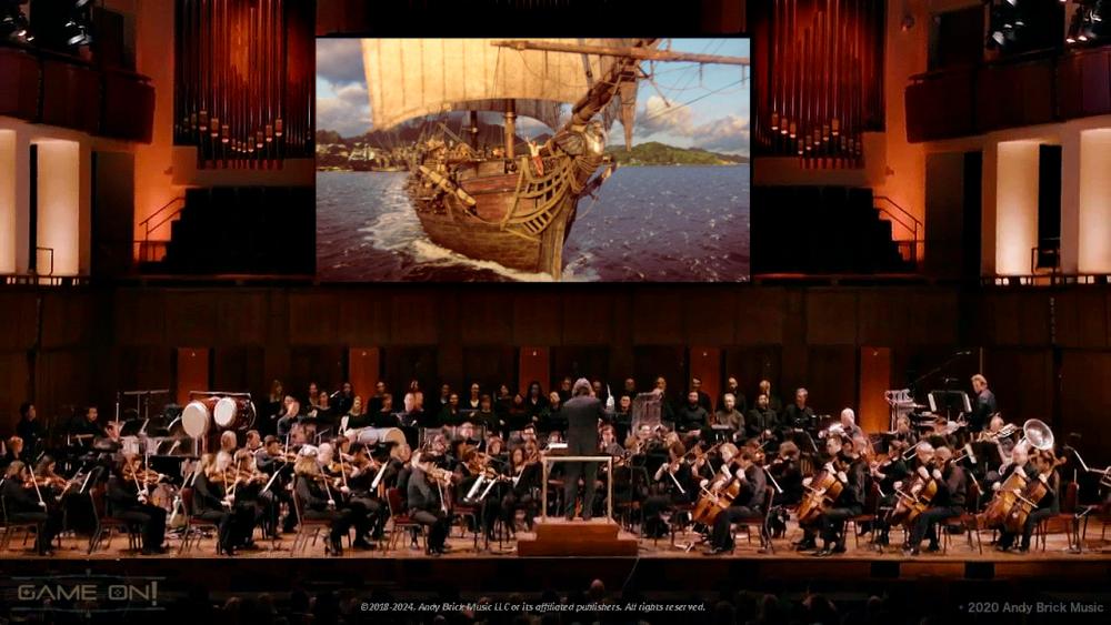Brick conducts Ubisoft’s Assassin’s Creed IV: Black Flag at the Kennedy Center.