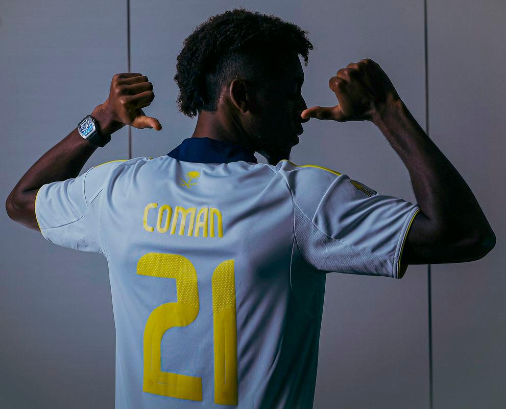 Kingsley Coman. Al-Nassr Facebook