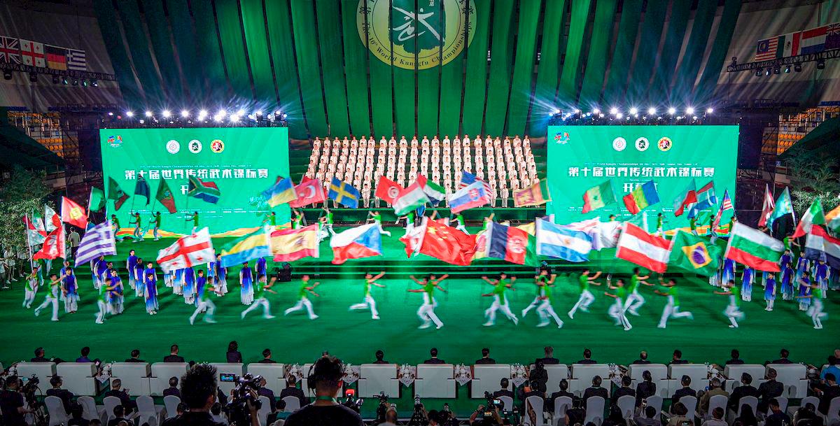 Opening Ceremony of the 10th World Traditional Wushu Championships in Emeishan City