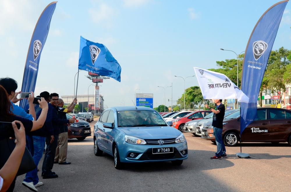 $!Milestone #3: On July 17, the “Proton 1-Tank Adventure” was held, involving Iriz, Persona and Saga owners to compete alongside media members and key opinion leaders to explore the delights of various Malaysian states using a single tank of fuel.