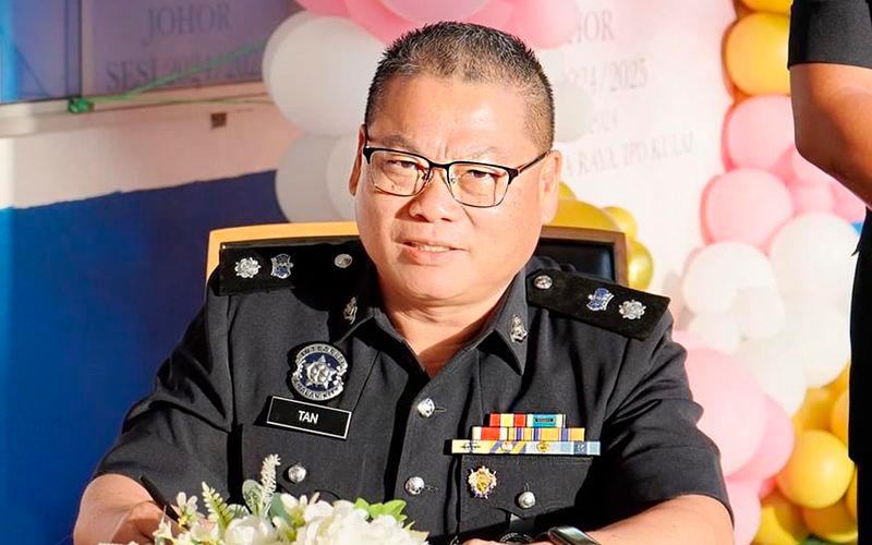 Kulai District police chief Supt Tan Seng Lee - BERNAMApix