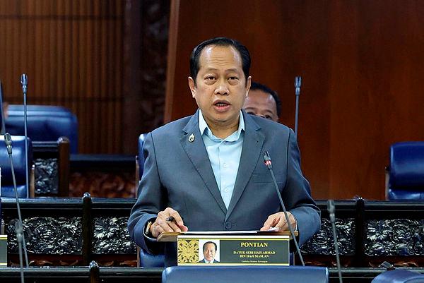 Datuk Seri Ahmad Maslan.–Bernamapix