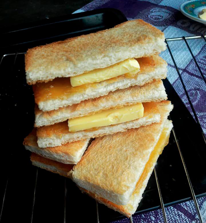 $!Roti bakar butter – MY RESIPI