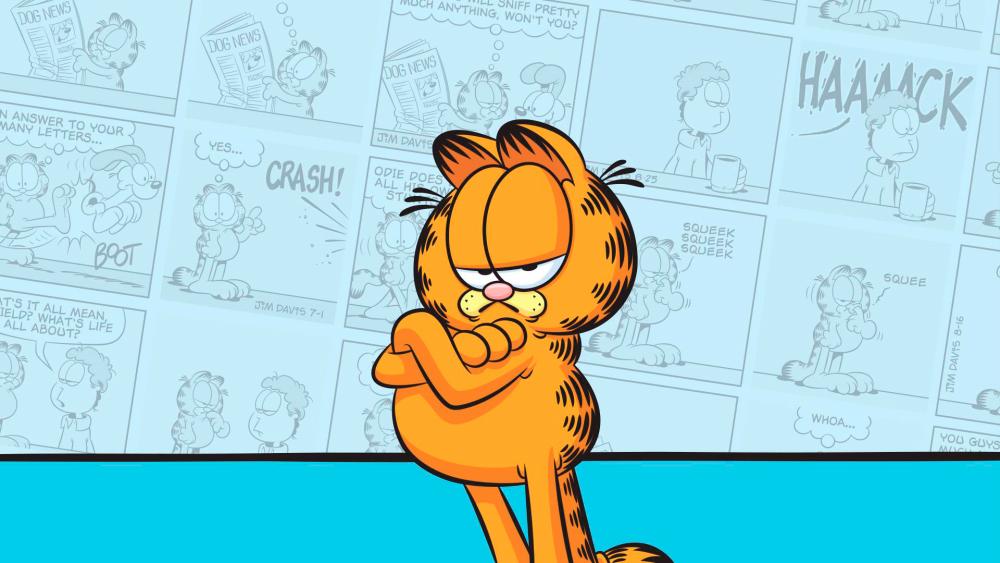 $!The lovable orange tabby. – NICK