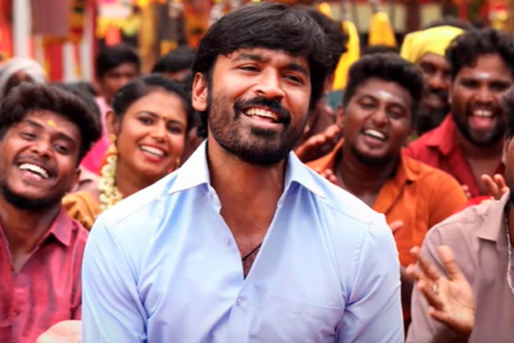 $!Dhanush plays Pazham, a food delivery boy in the film. – THE NEWS MINUTE