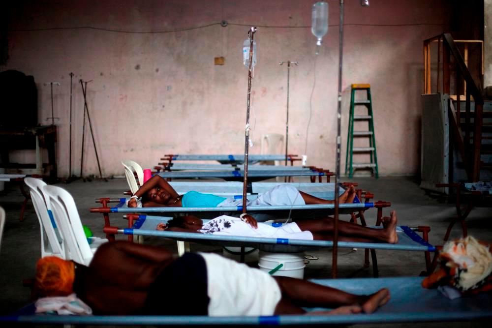 Gambar Hiasan sahaja: Pusat Rawatan Kolera di Haiti - REUTERS