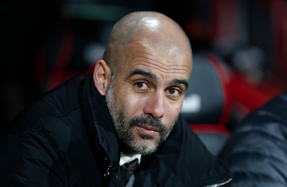 Manchester City manager Pep Guardiola. — Reuters