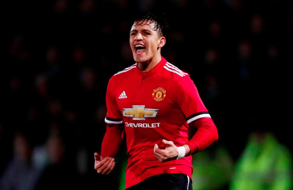 Manchester United forward Alexis Sanchez. — Reuters