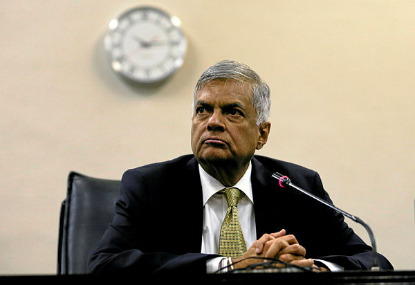 Ranil Wickremesinghe, who was reinstated as prime minister after being sacked on Oct 26. — Reuters