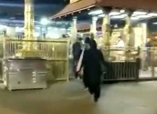 Two women enter the Sabarimala Temple in Pathanamthitta, Kerala, India, Jan 2, 2019. — Reuters