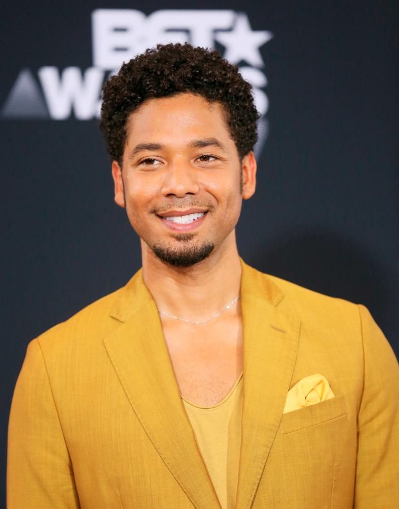 Jussie Smollett poses in the photo room at the 2017 BET Awards in Los Angeles, California, US, June 25, 2017. REUTERS/Danny Moloshok/File Photo