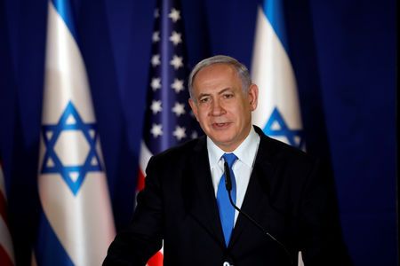 Israeli Prime Minister Benjamin Netanyahu speaks as U.S. Secretary of State Mike Pompeo visits Netanyahu’s official residence in Jerusalem March 21, 2019. — Reuters