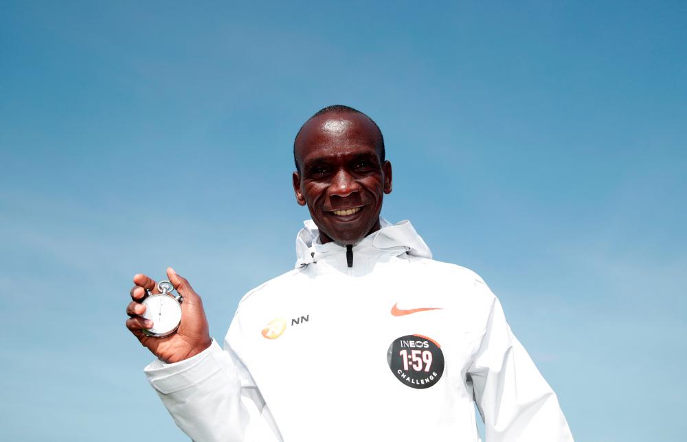 Eliud Kipchoge. — Reuters