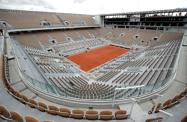 A general view shows the renovated Philippe Chatrier central court at Roland Garros in Paris, France, May 10, 2019. — Reuters