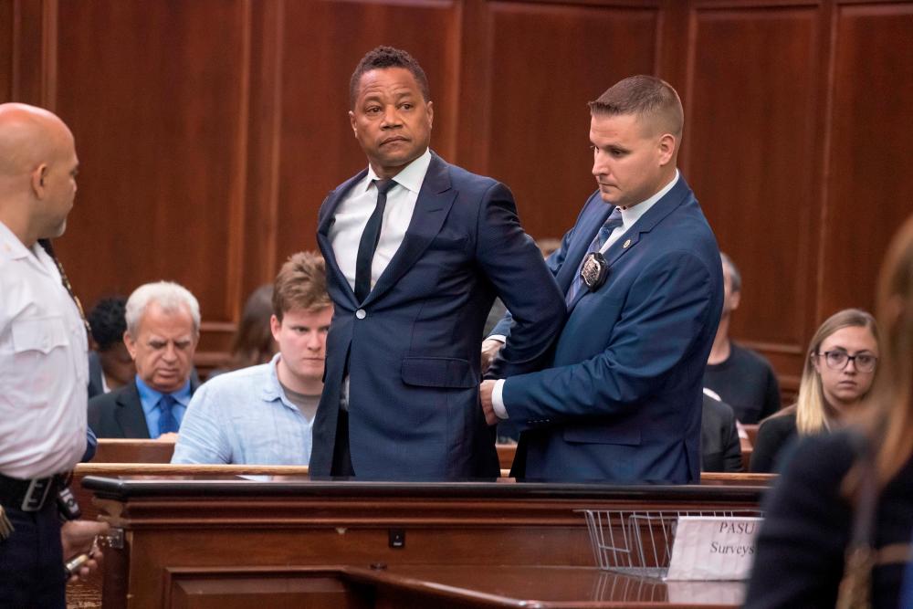 Actor Cuba Gooding Jr. appears at his arraignment hearing in New York State Criminal Court in the Manhattan borough of New York City, U.S., June 13, 2019. Steven Hirsch/Pool via REUTERS