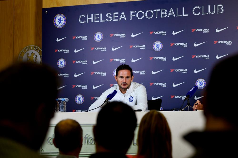 Chelsea manager Frank Lampard during the press conference. — Reuters
