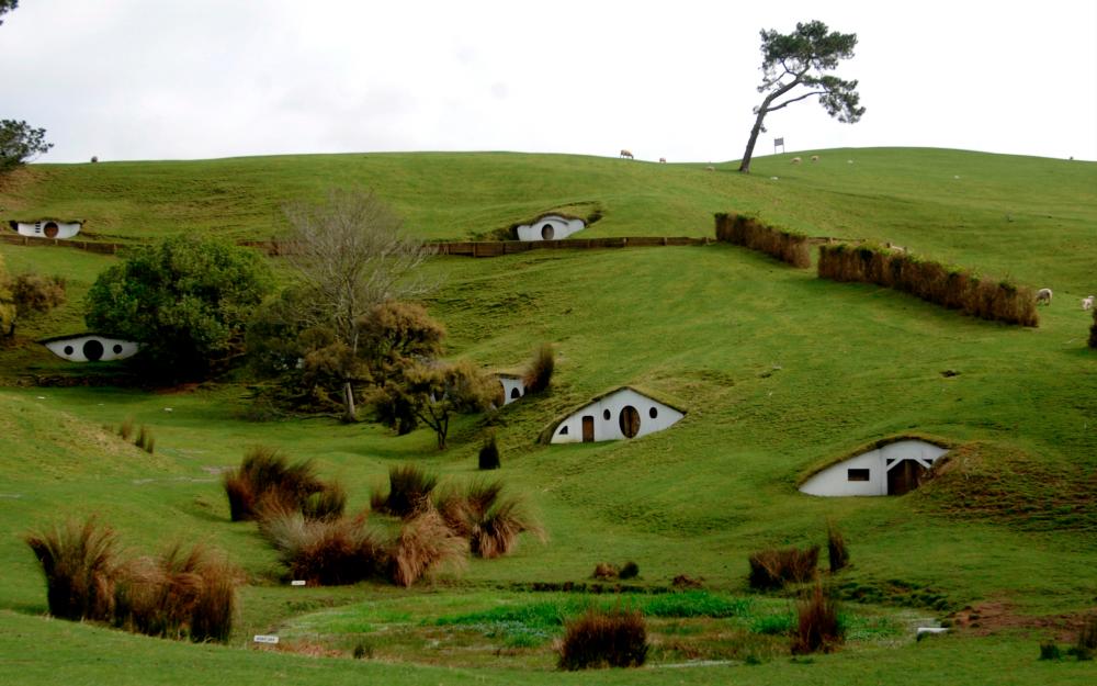 The remains of the Hobbiton movie set from the film the Lord of the Rings at the town of Matamata in the North Island of New Zealand, September 2007. Picture taken September 2007. AAP Image/Tracey Nearmy/via REUTERS ATTENTION EDITORS - THIS IMAGE WAS PROVIDED BY A THIRD PARTY. NO RESALES. NO ARCHIVE. AUSTRALIA OUT. NEW ZEALAND OUT.