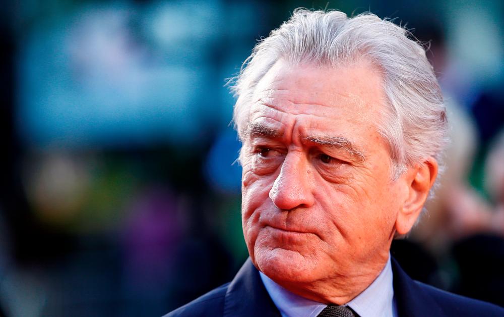 Cast member Robert De Niro arrives for the screening of “The Irishman” during the 2019 BFI London Film Festival at the Odeon Luxe Leicester Square in London, Britain October 13, 2019. REUTERS/Henry Nicholls - RC1F7183C600/File Photo
