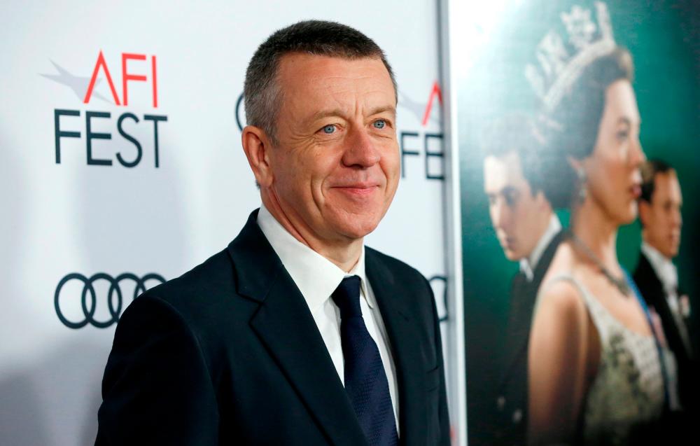 Creator Peter Morgan poses at a premiere for the season 3 of “The Crown” during AFI Fest 2019 in Los Angeles, California, U.S., November 16, 2019. REUTERS/Mario Anzuoni/File Photo