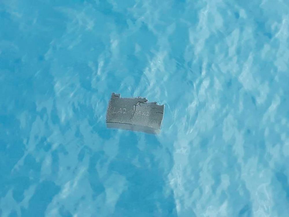 Debris believed by the Chilean Air Force to be from a Hercules C-130 military cargo plane that crashed this week and went missing, is seen in the Drake Passage or Sea of Hoces, Mid-Sea in this undated handout received on Dec 11. — Reuters
