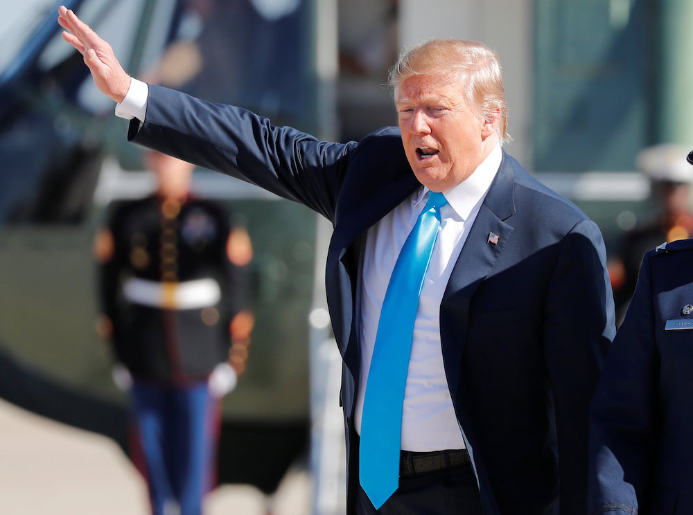According to the Reuters/Ipsos poll, 37% of people approve of Trump’s performance in office ― down from 40% in a similar poll conducted on April 15. — Reuters