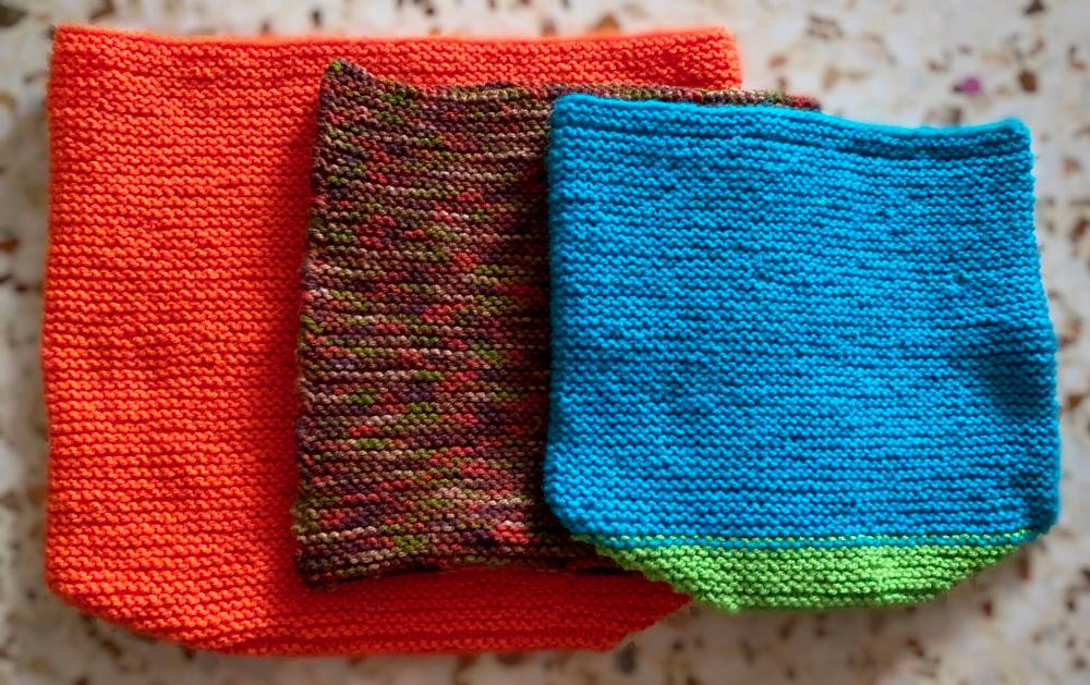Completed knitted outer pouches for joeys affected by Australia bushfires are seen in this Jan 5, image obtained via social media, in Singapore. — Reuters