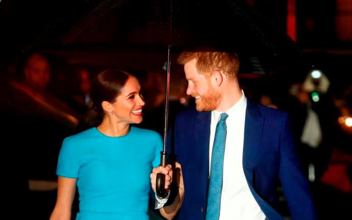 FILE PHOTO: Britain’s Prince Harry and his wife Meghan, Duchess of Sussex
