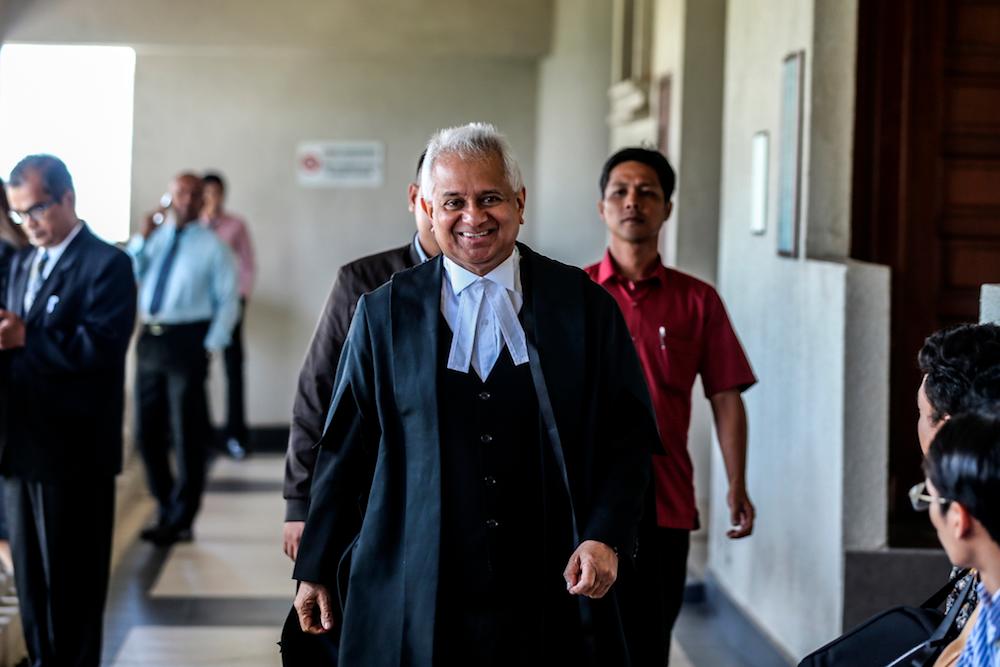 Sri Ram appointed to handle high profile cases in 2018 - Tommy Thomas