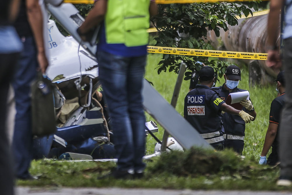 Taman Melawati chopper crash: Cops record statements from seven witnesses