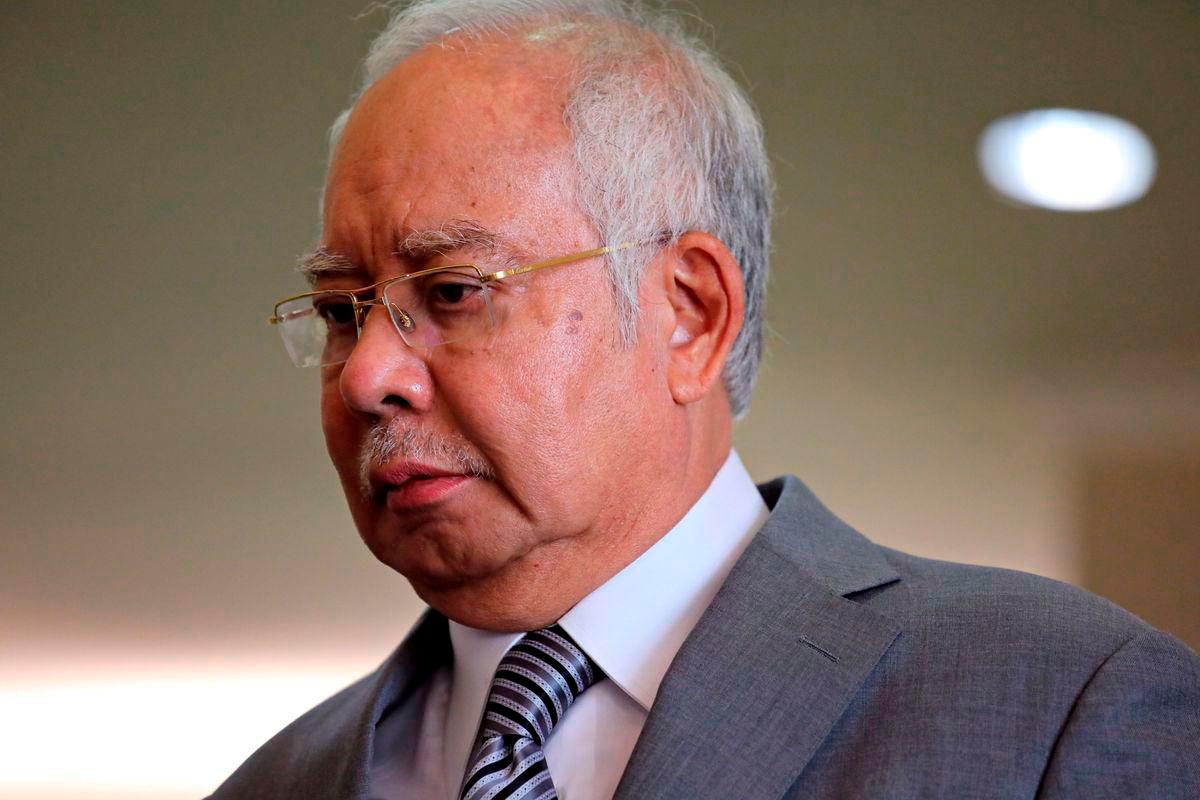 Bekas Perdana Menteri Najib Razak di Mahkamah Tinggi Kuala Lumpur, Feb 5, 2020 - REUTERS