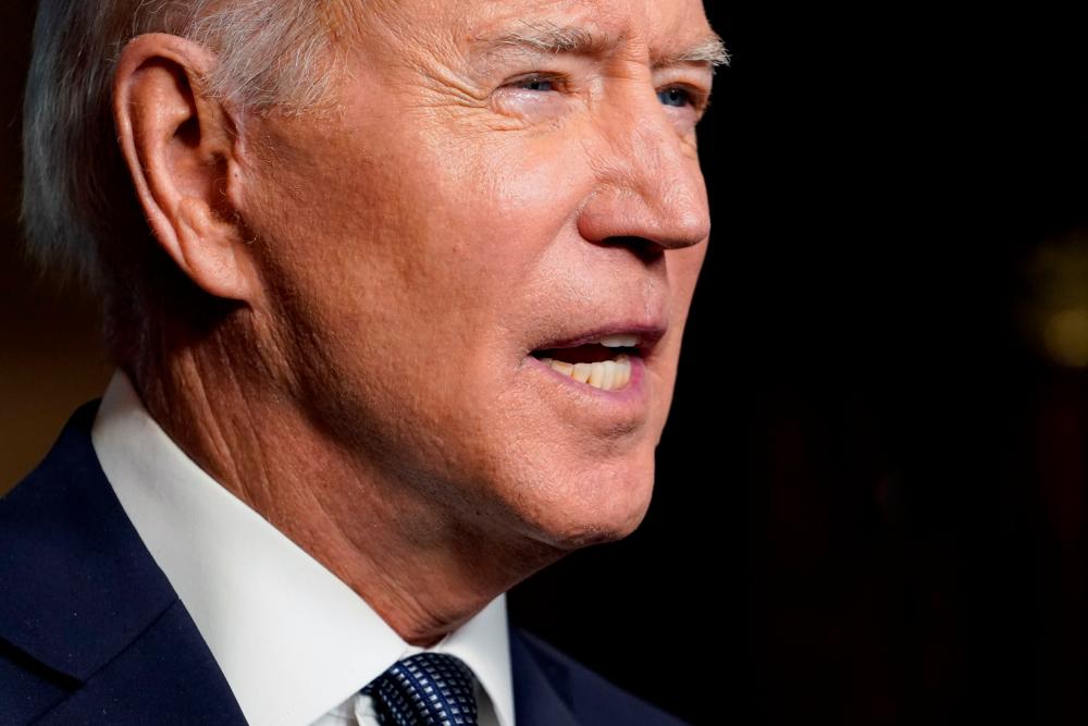 U.S. President Joe Biden delivers remarks on his plan to withdraw American troops from Afghanistan, at the White House, Washington, U.S., April 14, 2021. –Reuters
