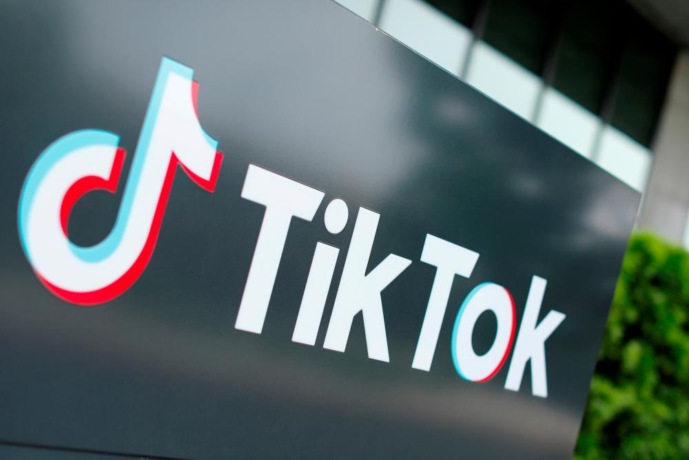 FILE PHOTO: The TikTok logo is pictured outside the company's U.S. head office in Culver City, California, U.S., September 15, 2020. –Reuters