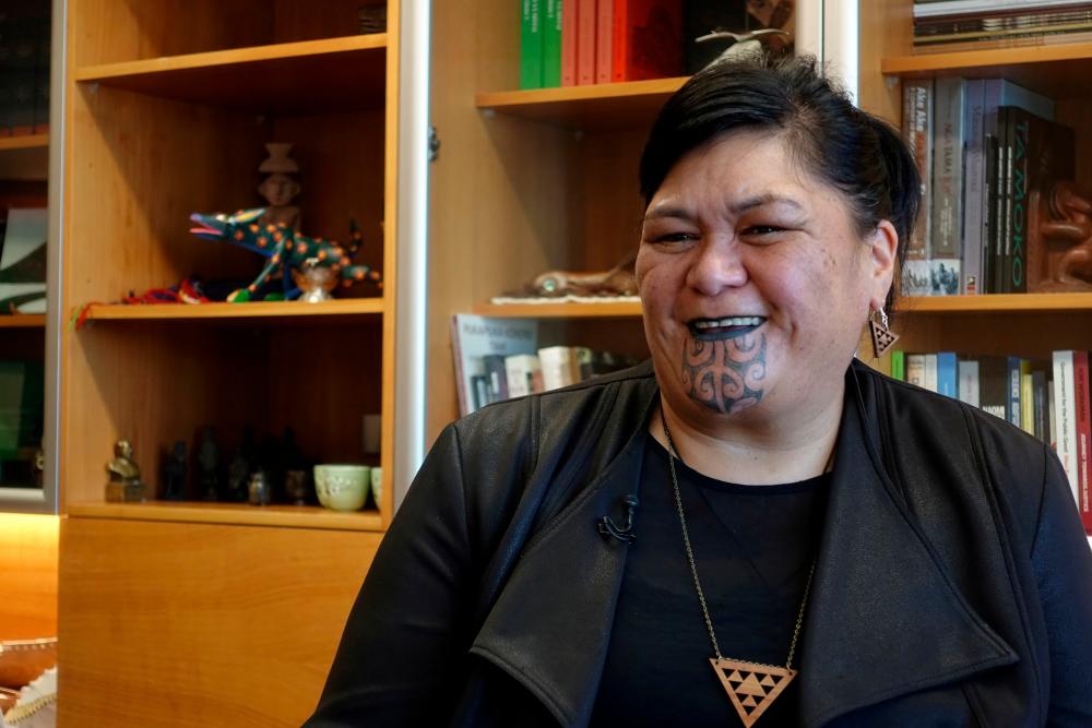 FILE PHOTO: New Zealand's Foreign Minister Nanaia Mahuta speaks during an interview in Wellington, New Zealand December 15, 2020. –Reuters