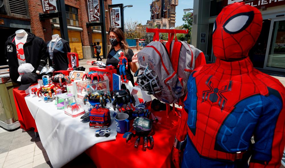 Avengers Campus Spider Costume California Adventure Park