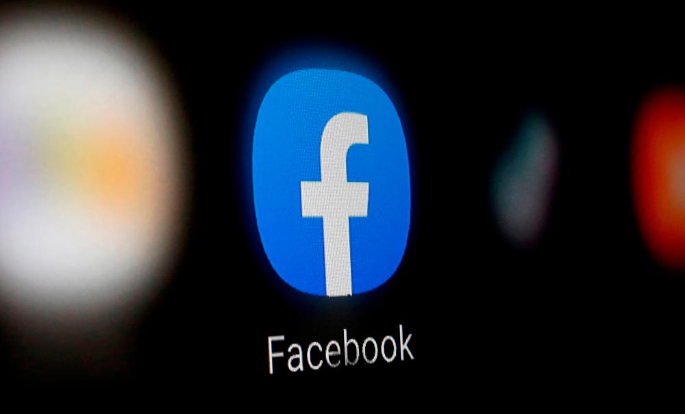 A Facebook logo is displayed on a smartphone in this illustration taken January 6, 2020. REUTERSpix