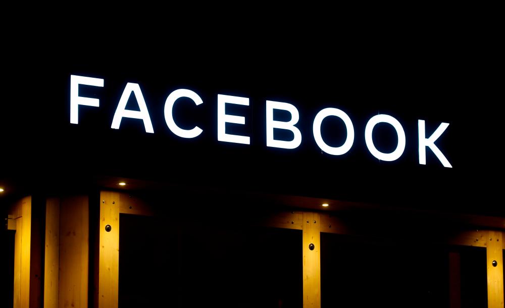 The logo of Facebook is seen in Davos, Switzerland Januar 20, 2020. REUTERSpix
