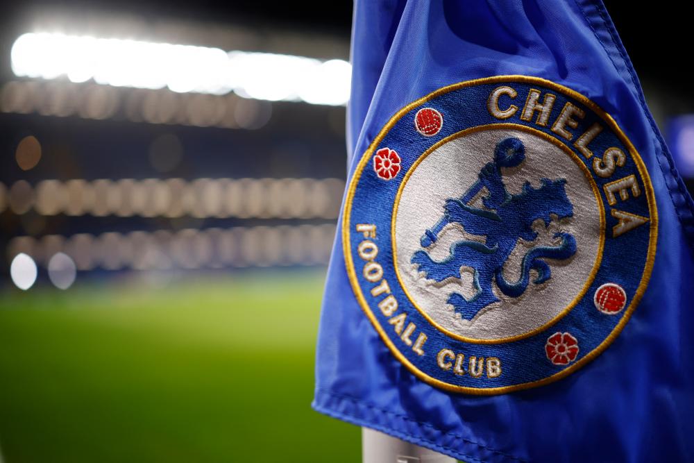 Soccer Football - Premier League - Chelsea v Brighton &amp; Hove Albion - Stamford Bridge, London, Britain - December 29, 2021General view of the Chelsea flag before the match REUTERSpix