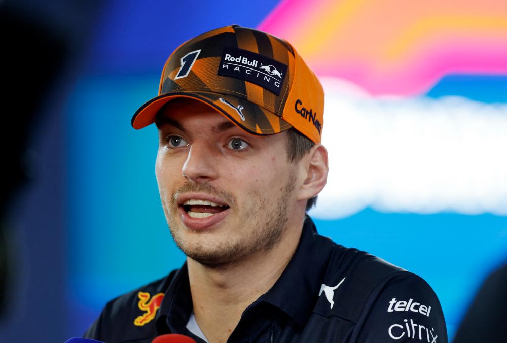 Formula One F1 - Singapore Grand Prix - Marina Bay Street Circuit, Singapore - September 29, 2022 Red Bull’s Max Verstappen during a press conference ahead of the Singapore Grand Prix REUTERSPIX