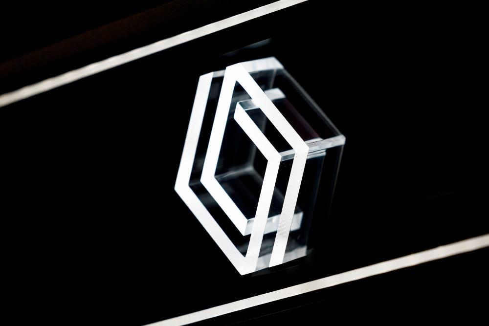 Renault logo is displayed at 2022 Paris Auto Show, France October 17, 2022. REUTERSPIX
