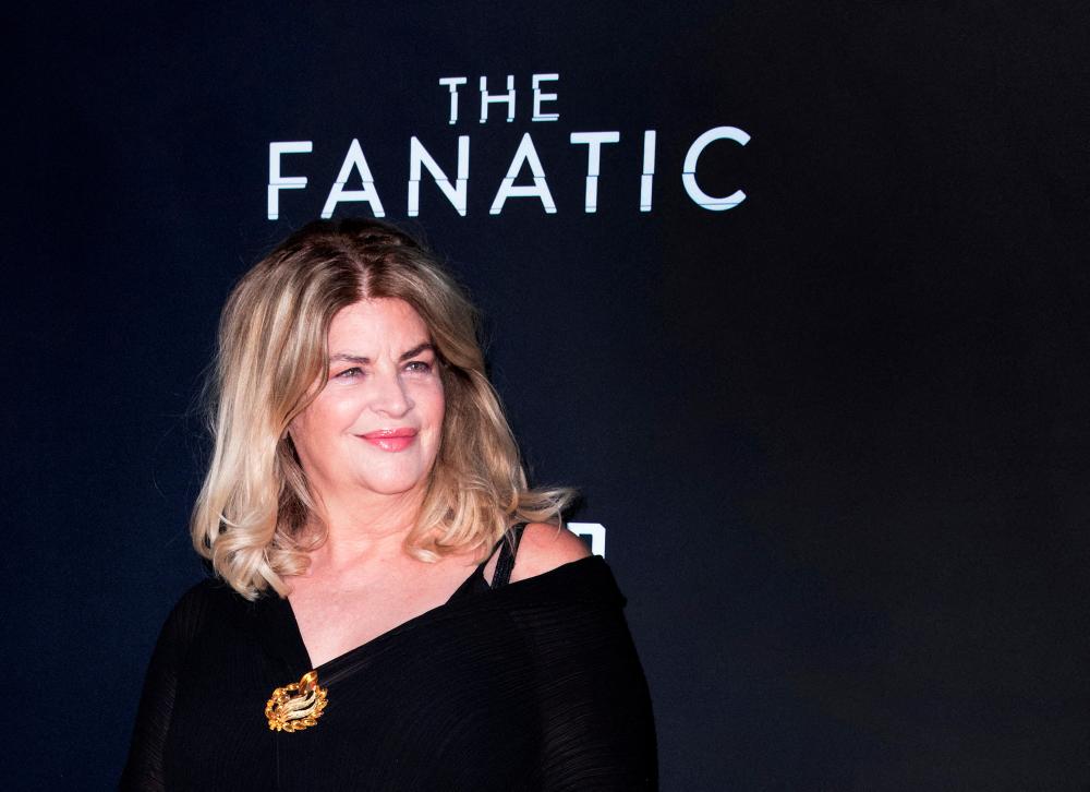 FILE PHOTO: Actor Kirstie Alley attends the premiere for the film The Fanatic in Los Angeles, California, U.S., August 22, 2019. - REUTERSPIX