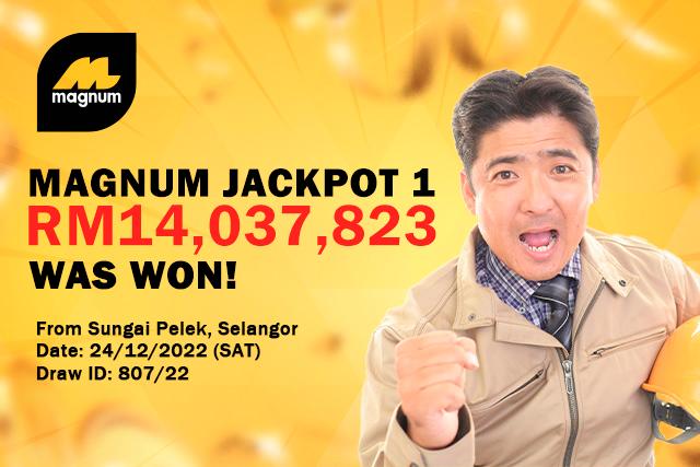 Christmas cheer for S’gor man winning Magnum 4D jackpot RM14m using permutation system