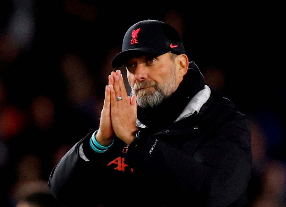 Jurgen Klopp says he will not leave Liverpool unless he is told to go, hinting at a major overhaul of his ageing squad at the end of the season. REUTERSPIX