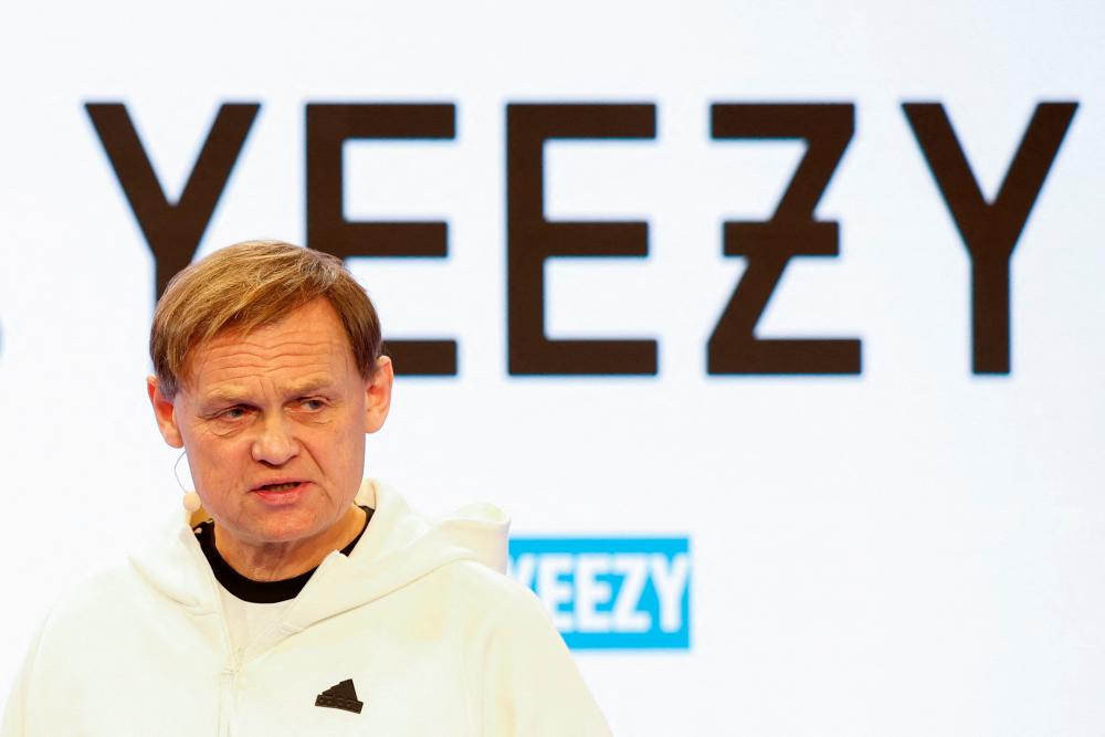 Adidas CEO Bjoern Gulden attends the company’s annual news conference in Herzogenaurach, Germany, March 8, 2023. REUTERSPIX