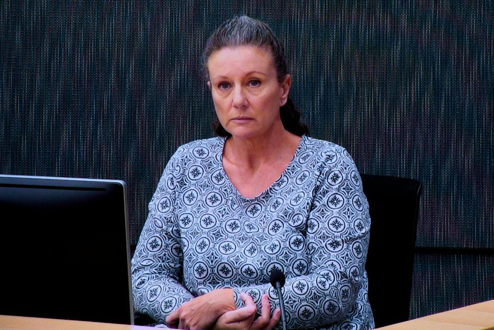 Kathleen Folbigg appears via video link during a convictions inquiry at the NSW Coroners Court, Sydney, May 1, 2019/REUTERPix