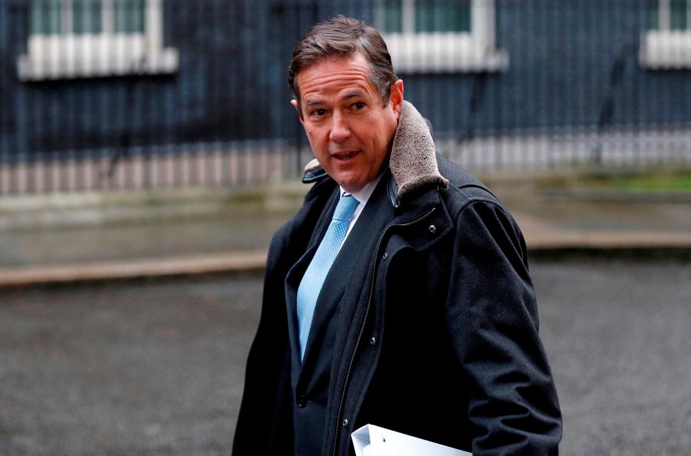 The then Barclays’ CEO Jes Staley arrives at 10 Downing Street in London, Britain, January 11, 2018. REUTERSPIX