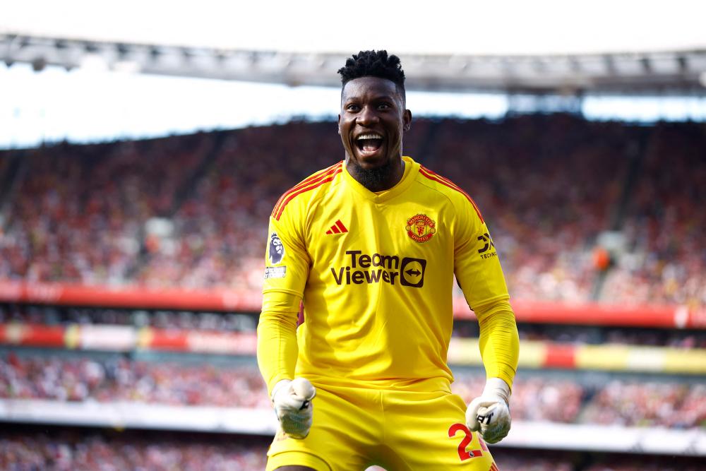 Cameroon have recalled Manchester United goalkeeper Andre Onana for a crucial Africa Cup of Nations clash against Burundi. REUTERSPIX