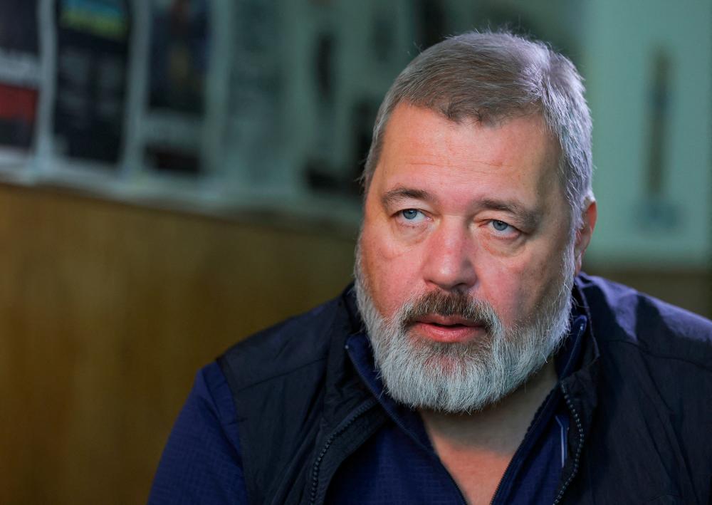 Dmitry Muratov, Nobel Peace Prize laureate and editor-in-chief of the investigative newspaper Novaya Gazeta, attends an interview with Reuters in Moscow, Russia September 22, 2022. REUTERSPIX